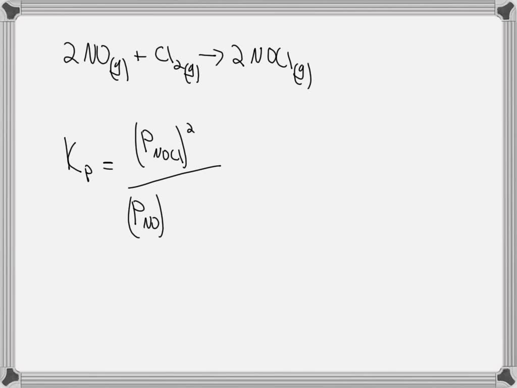 Solved Write The Expression For The Equilibrium Constant Kp For The Following Reaction Enclose 9061