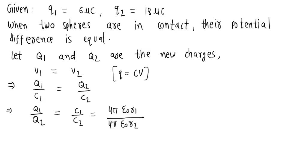 SOLVED A hollow metal sphere carries a charge of 6.0 μC . A second