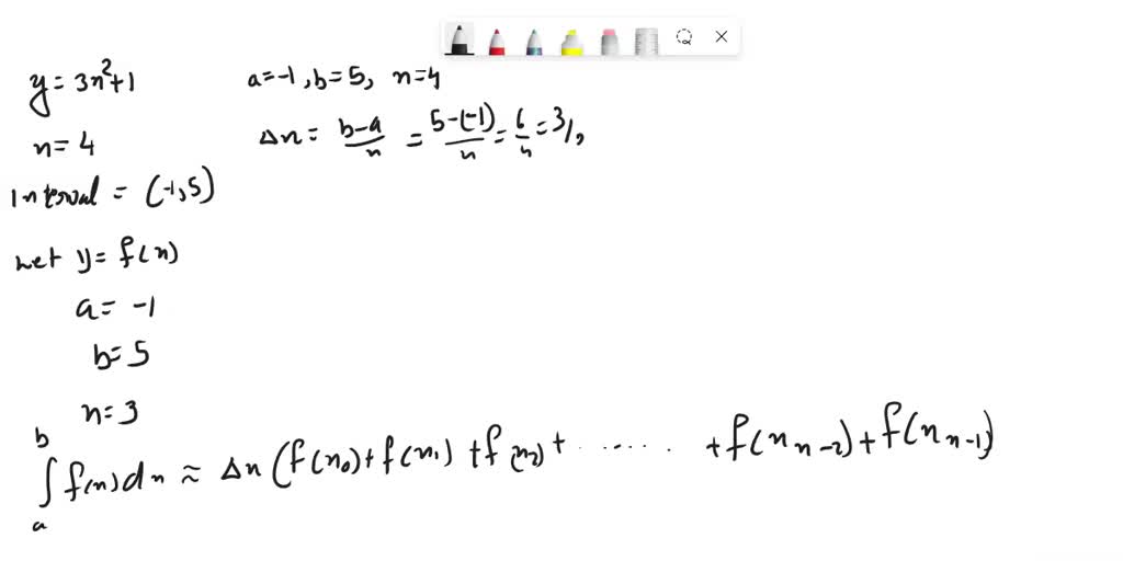 SOLVED: Use a Riemann sum with 4 rectangles of equal width to ...