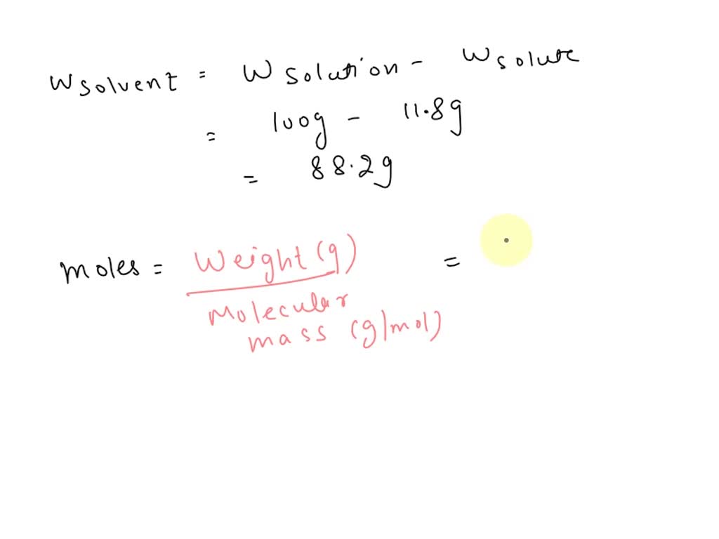 SOLVED: What is the molarity of a 11.8 % by mass glucose (C6H12O6 ...