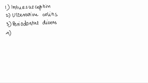 match-the-following-pathologic-conditions-with-their-explanations-belowhemorrhoidsherniaherpetic-stomatitisileusintussusceptionirritable-bowel-syndrome1-telescoping-of-the-intestine2-chronic-70135
