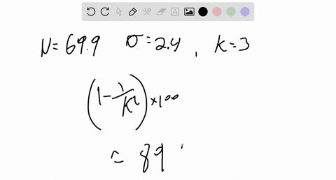 the-temperature-in-a-certain-location-was-recorded-each-day-for-two-months-the-mean-temperature-was-f-with-a-standard-deviation-f-what-can-you-determine-about-these-data-by-using-chebyshevs-inequality