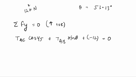 determine-the-tension-in-cables-ab-and-ac-for-equilibrium-of-point-a_-450-weight-2kn-28759