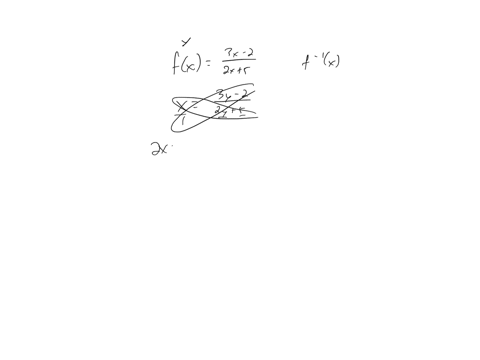 1-6-mathrmpts-let-fxfrac3-x-22-x5-find-its-inverse-function-f-1x