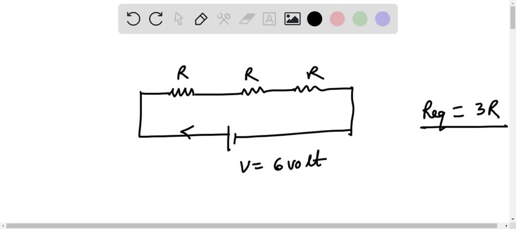 SOLVED: Three identical lamps are connected in series to a 6 volt ...