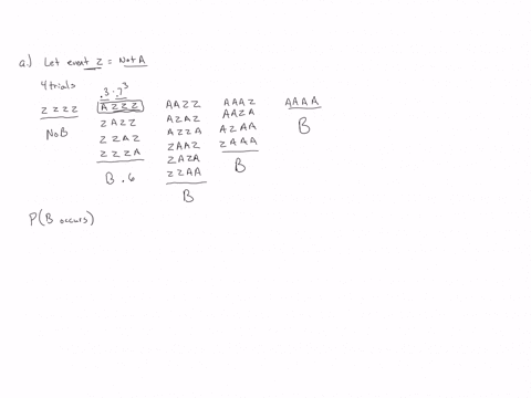 a-consider-four-independent-trials-in-which-the-event-a-occurs-with-the-probability-03-the-event-b-will-occur-with-the-probability-1-if-the-event-a-occurs-at-least-twice-it-cannot-occur-if-t-32599