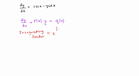 integrating-factor-of-dydx-csc-x-y-cot-x