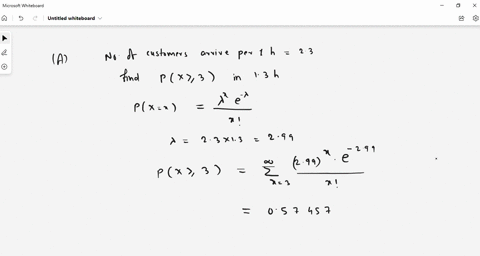question-19-a-customers-arrive-at-a-bank-according-to-a-poisson-process-having-a-rate-of-23-customers-per-hour-suppose-we-begin-observing-the-bank-at-some-point-in-time-what-is-the-probabili-68727