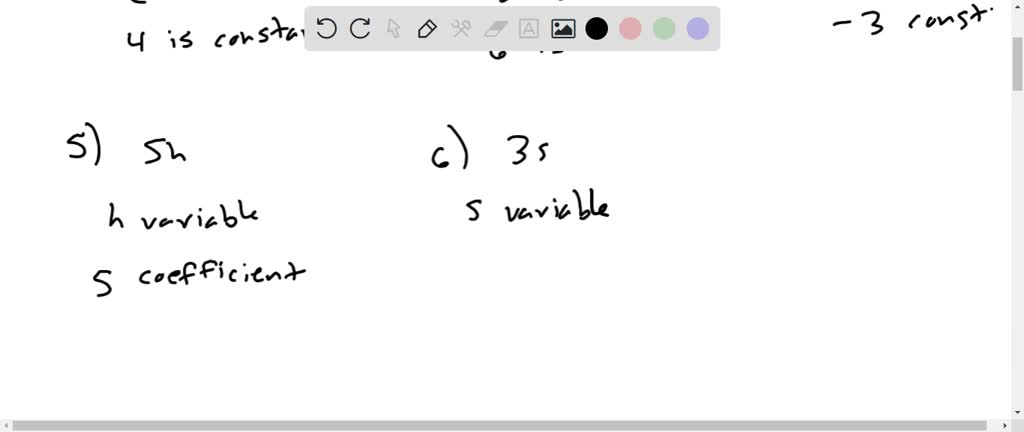 SOLVED: ' CONCEPT CHECK Identify the parts of each expression. Choose ...