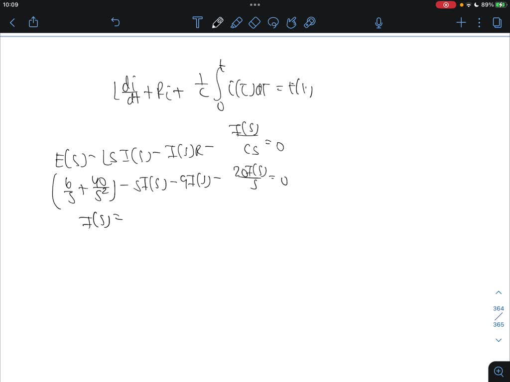 SOLVED: "JF and current of both the capacitor and the inductor as a ...