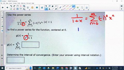 use-the-power-series-z-z-1yx-ixl-1-to-find-power-series-for-the-function-centered-at-0_-gx-determine-the-interval-of-convergence_-enter-your-answer-using-interval-notation-9x-32398