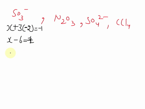 1-assign-the-oxidation-numbers-to-each-of-the-atoms-in-the-following-a-so3-b-n2o3-c-w2-aq-d-so4-2-e-ccl4-98365