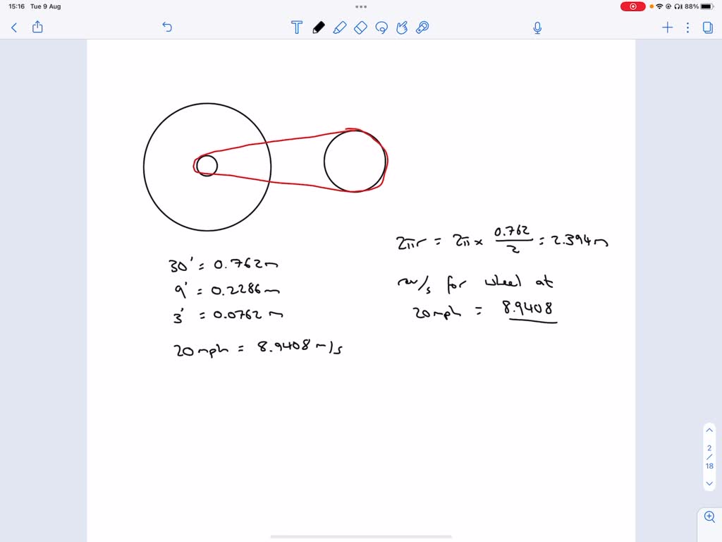 SOLVED Assuming The Bicycle Wheel Rear Sprocket And Front Sprocket solved-assuming-the-bicycle-wheel-rear-sprocket-and-front-sprocket