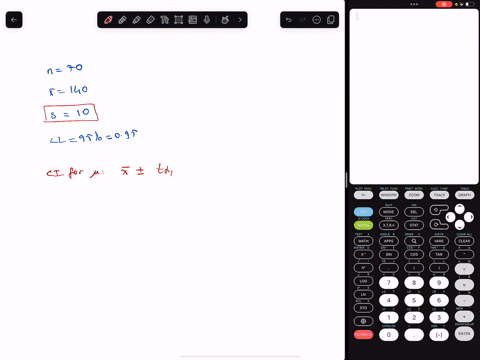 assume-simple-random-sampling-calculate-the-95-confidence-interval-estimate-for-the-population-mean-for-each-of-the-following_-n1400-n1675-n-5200-n-70-n-80-n-200-5-10-s2-64-125-x140-x2345-x5-90247
