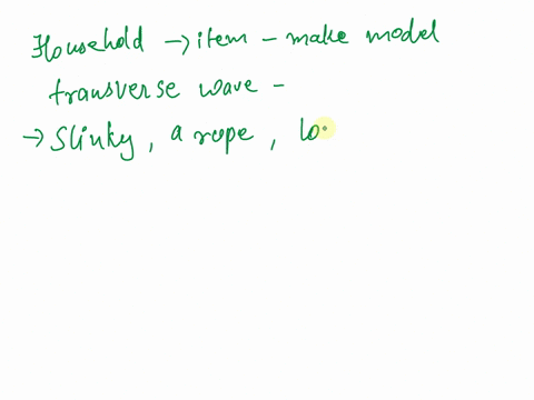 what-household-items-can-you-use-to-make-a-model-of-a-transverse-wave-58838