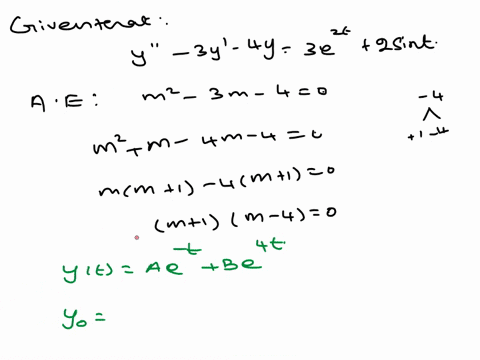 use-undetermined-coefficients-to-find-the-general-solution-to-y-3y-4y-3e2t-2-sin-t-45304