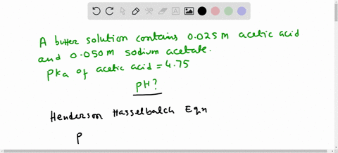 calculate-the-ph-of-a-buffer-made-with-0025-m-acetic-acid-and-0050-m-sodium-acetate-the-pka-of-acetic-acid-is-475-70836
