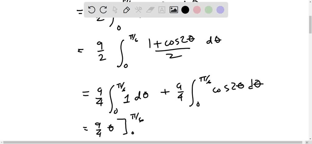 SOLVED: Find the area of the region that is bounded by the given curve ...