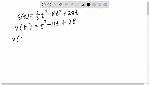 the-position-of-a-particle-moving-in-a-straight-line-is-given-by-s-3-82-28-where-st-represents-the-number-of-metres-the-particle-is-from-a-fixed-point-after-t-seconds-a-what-is-the-velocity-58163