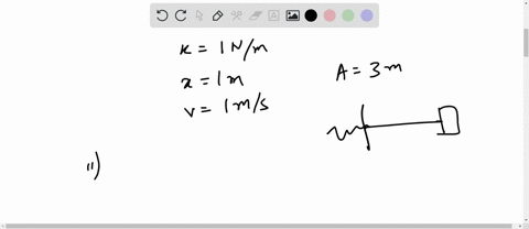 an-object-with-mass-m-is-attached-to-a-spring-with-spring-constant-nlm-if-the-mass-is-pulled-im-beyond-its-equilibrium-position-and-given-velocity-ms-back-towards-its-equilibrium-position-th-00566