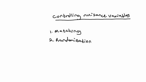 explain-the-possible-ways-in-which-you-can-control-nuisance-variables-87395