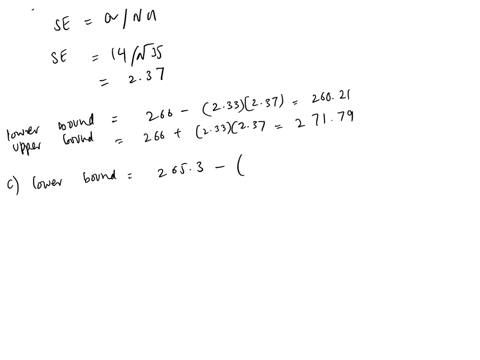 part-1-a-the-lengths-of-pregnancies-in-a-small-rural-village-are-normally-distributed-with-a-mean-of-266-days-and-a-standard-deviation-of-14-days-in-what-range-would-you-expect-to-find-the-m-27542