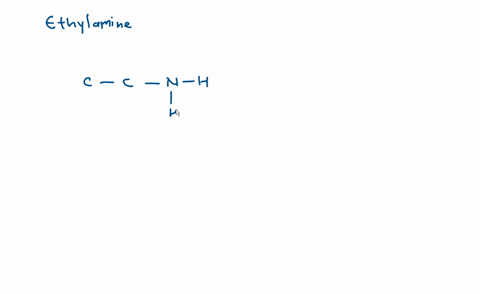 the condensed formula for ethylamine is ch3ch2nh2 write the molecular ...