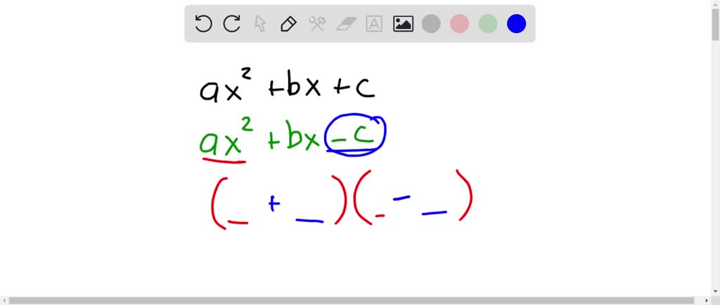 SOLVED: Consider factoring a polynomial with a positive leading ...