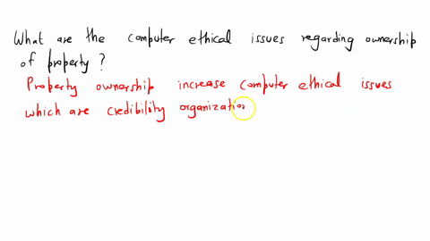 what-are-the-computer-ethical-issues-regarding-ownership-of-property-44819