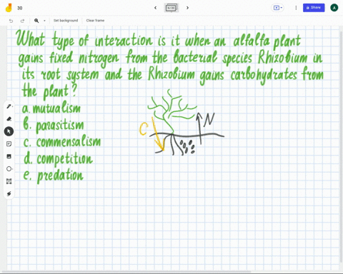 what-type-of-interaction-is-it-when-an-alfalfa-plant-gains-fixed-nitrogen-from-the-bacterial-species-91846