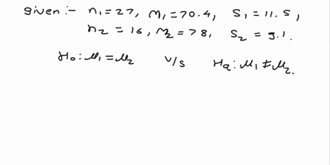 hypothesis-test-for-difference-in-population-means-unknown-you-wish-to-test-the-following-claim-h-a-at-a-significance-level-of-0005-h-o-1-2-h-a-1-2-you-believe-both-populations-are-normally-52966