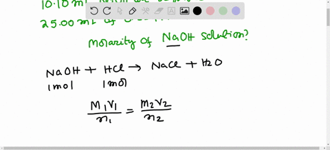 if-1010-ml-of-naoh-were-required-to-titrate-2500-ml-of-02341-m-hcl-what-is-the-molarity-of-the-naoh-solution-02107