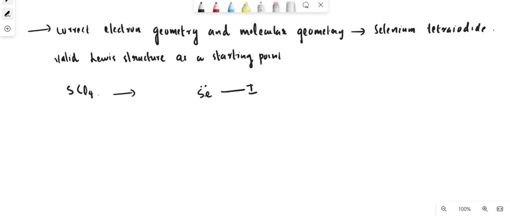 SOLVED: Determine the correct electron geometry and molecular geometry ...