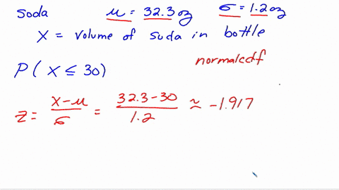 the-volumes-of-soda-in-quart-soda-bottles-are-normally-distributed-with-a-mean-of-323-oz-and-a-standard-deviation-of-12-oz-what-is-the-probability-that-the-volume-of-soda-in-a-randomly-selected-bott-2