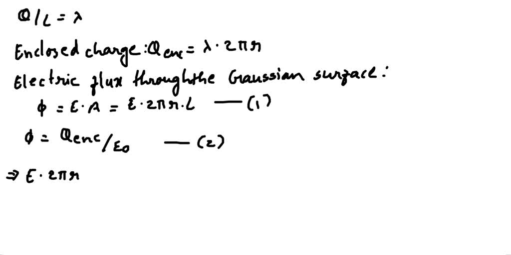 SOLVED: An infinitely long conducting cylinder has a radius R and is ...