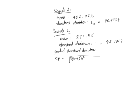 construct-an-80-confidence-interval-for-the-difference-between-two-population-means-using-the-sample-data-below-that-have-been-selected-from-normally-distributed-populations-with-different-p-90044