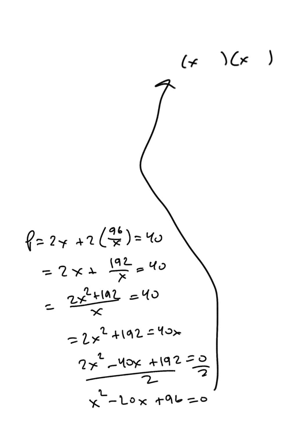 SOLVED Find The Length And Width Of A Rectangle Whose Perimeter Is 40 solved-find-the-length-and-width-of-a-rectangle-whose-perimeter-is-40