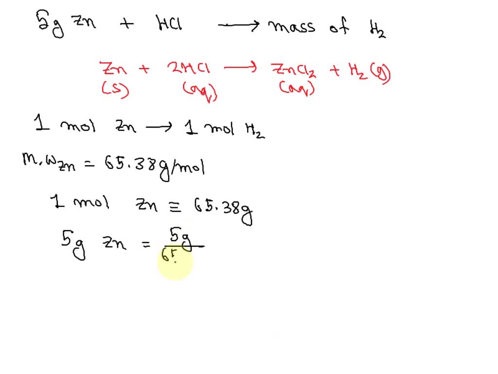 solved-a-5-gram-sample-of-zinc-is-added-to-hydrochloric-acid-the-amount-of-hydrochloric-acid