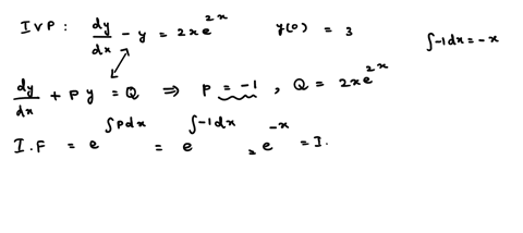 find-the-solution-of-the-initial-value-problem-dydx-y-2xe2x-with-y0-3-42955