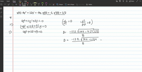 solve-the-initial-value-problem-for-yt-4y-12y-9y-y0-1-y0-12-34907