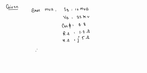 1-a-balanced-three-phase-load-of-10-mva-80-percent-pf-and-33-kv-is-connected-at-the-end-a-tl-whose-line-impedance-is-12-j5-ohms-per-conductor-determine-the-percent-regulation-of-the-line-2-a-80875