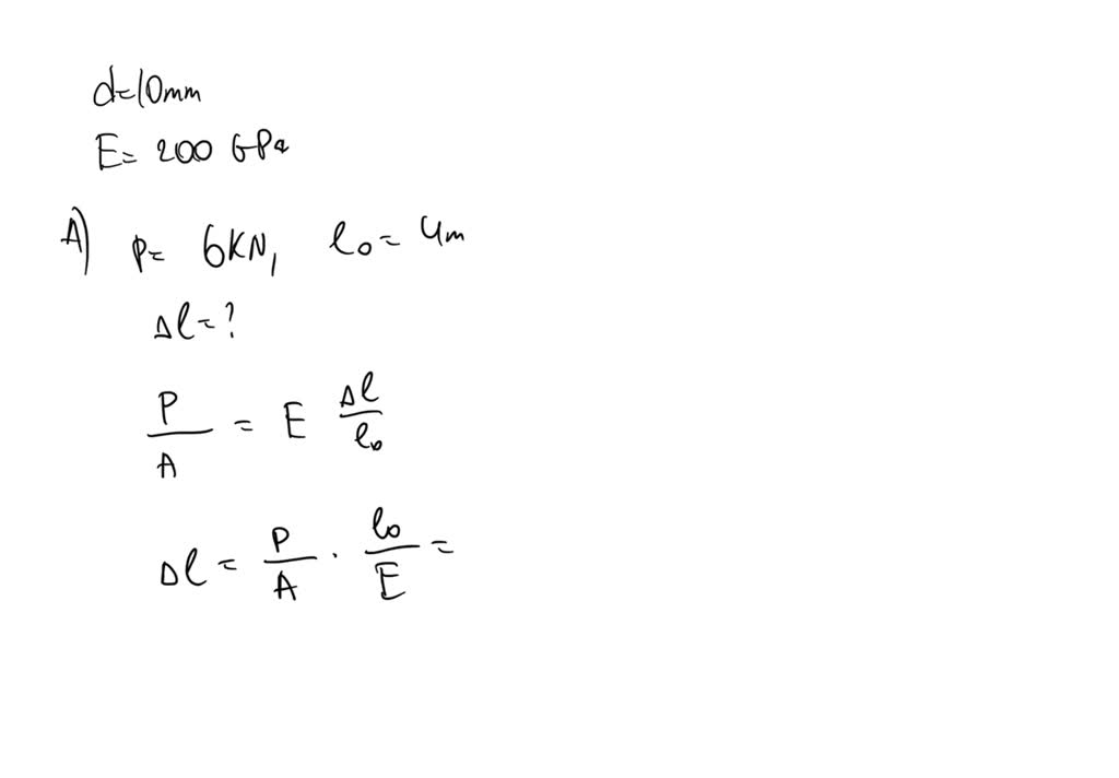 A rod 200 cm long and of diameter 3.0 cm is subjected to an axial pull