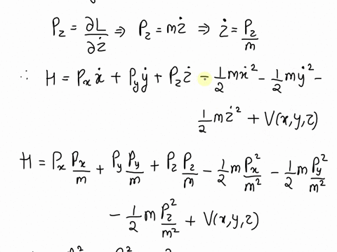 construct-the-classical-hamiltonian-for-a-single-particle-from-the-corresponding-lagrangian-in-cartesian-cylindrical-and-spherical-coordinates-identify-the-canonical-momenta-required-in-each-10287