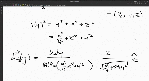 figure-28-problem-24-find-the-electric-field-a-distance-above-the-center-of-a-square-loop-side-a-carrying-uniform-line-charge-a-fig-28-hint-use-the-result-of-ex-22-68034