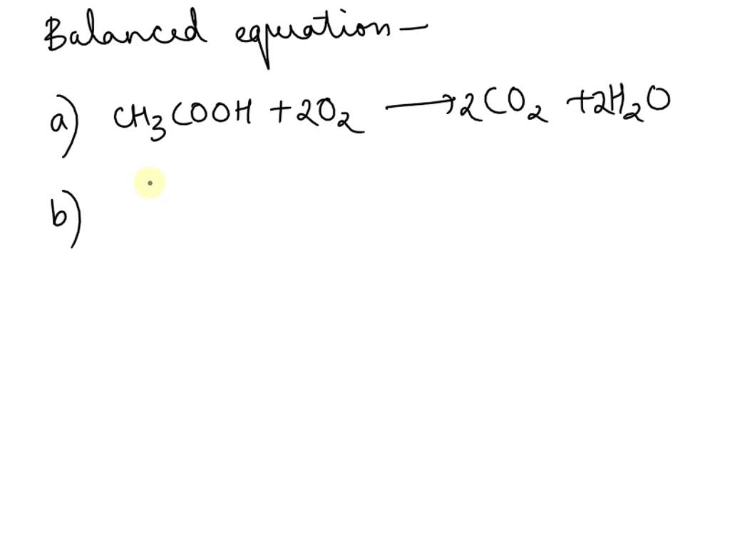 SOLVED: Write the balanced chemical equations for (a) the complete ...