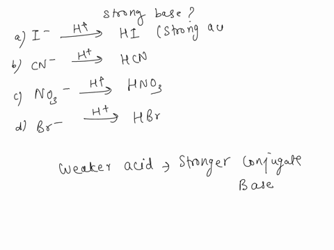 of-the-following-anions-which-is-the-strongest-base-a-i-b-cn-c-no3-d-br-37926