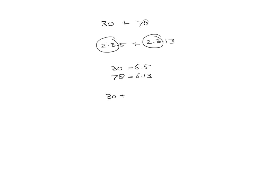 SOLVED: 3. Show how to use the definition of GCF to deter mine the ...