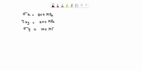 a-material-is-subjected-to-a-stress-state-of-300-200-0-200-100-100-mpa-0-100-300-find-the-principal-stresses-given-the-one-of-them-is-300-mpa-find-the-von-mises-stress-87272