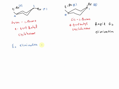 does-cis-or-trans-1-bromo-4-tert-butylcyclohexane-react-faster-in-an-e2-reaction-please-explain-your-answer-92166