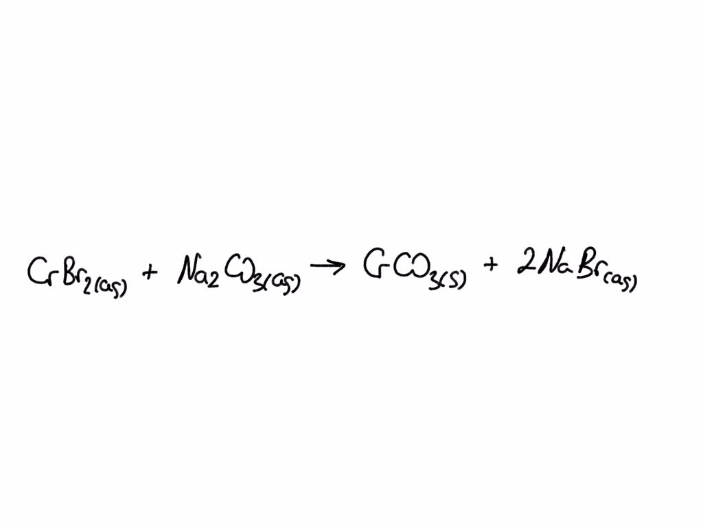 SOLVED Complete and balance the molecular equation for the reaction of